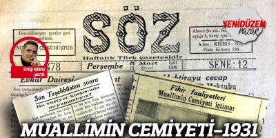MUALLİMİN CEMİYETİ-1931