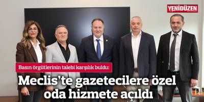Meclis’te gazetecilere özel oda hizmete açıldı