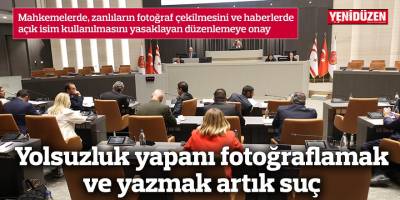 Yolsuzluk yapanı fotoğraflamak ve yazmak artık suç