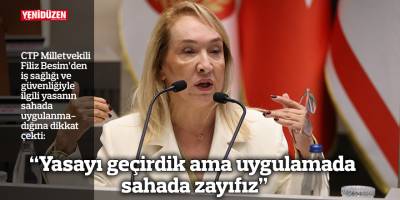 "Yasayı geçirdik ama uygulamada sahada zayıfız"