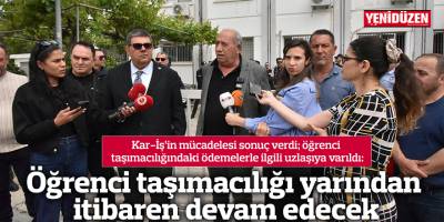 Öğrenci taşımacılığı yarından itibaren devam edecek