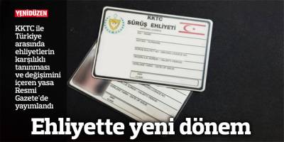 Ehliyette yeni dönem