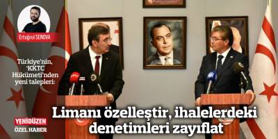 Limanı özelleştir, ihalelerdeki denetimleri zayıflat