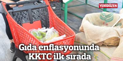 Gıda enflasyonunda KKTC ilk sırada
