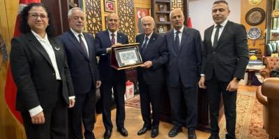 Altınbaş Kıbrıs Üniversitesi’nden Devlet Bahçeli’ye ziyaret