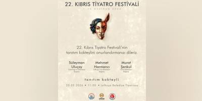 22. Kıbrıs Tiyatro Festivali’nin tanıtım kokteyli gerçekleşiyor