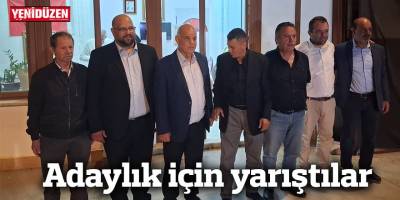 Adaylık için yarıştılar
