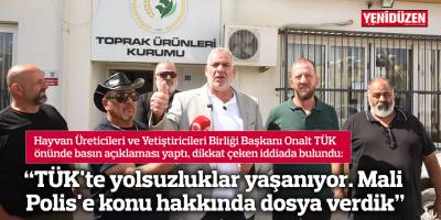 "TÜK'te yolsuzluklar yaşanıyor. Mali Polis'e konu hakkında dosya verdik"