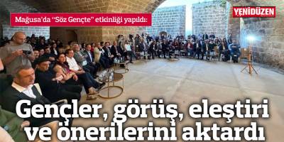 Gençler, görüş, eleştiri ve önerilerini aktardı