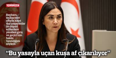 “Bu yasayla uçan kuşa af çıkarılıyor”