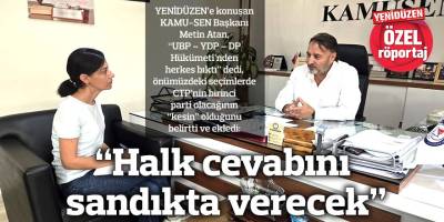 “Halk cevabını sandıkta verecek”