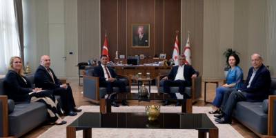 Cumhurbaşkanı Tufan Erhürman, Türk-Yunan Forumu’nun Kıbrıslı Türk üyelerini kabul etti