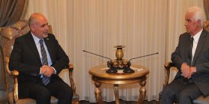 Eroğlu Leymosun Kültür Vakfı heyetini kabul etti