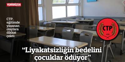 “Liyakatsizliğin bedelini çocuklar ödüyor”
