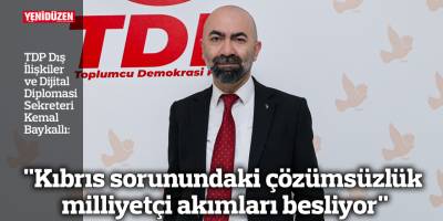 "Kıbrıs sorunundaki çözümsüzlük milliyetçi akımları besliyor"