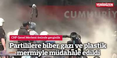 CHP Genel Merkezi önünde gerginlik