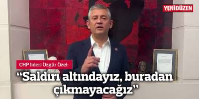 "Saldırı altındayız, buradan çıkmayacağız"
