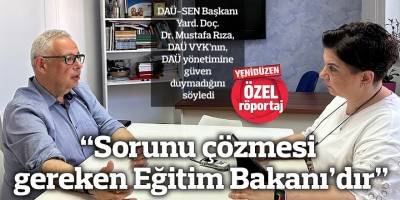 “Sorunu çözmesi gereken Eğitim Bakanı’dır”
