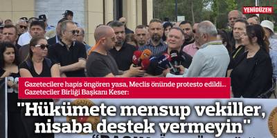 "Hükümete mensup vekiller, nisaba destek vermeyin"