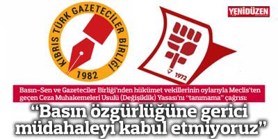 “Basın özgürlüğüne gerici müdahaleyi kabul etmiyoruz”