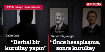 CHP'de iki ayrı bayramlaşma