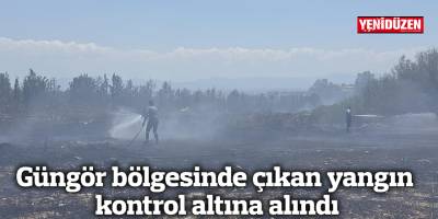 Güngör bölgesinde çıkan yangın kontrol altına alındı