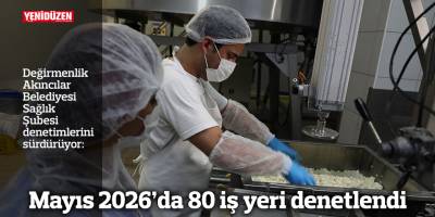 Mayıs 2026’da 80 iş yeri denetlendi
