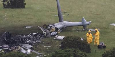 İngiltere'de askeri helikopter düştü: Üç asker öldü