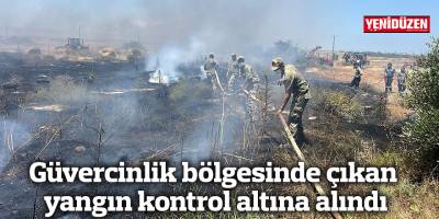 Güvercinlik bölgesinde çıkan yangın kontrol altına alındı