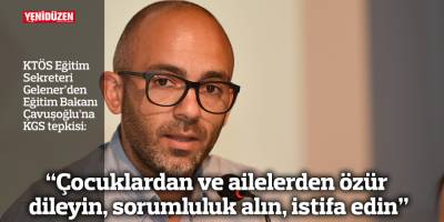 “Çocuklardan ve ailelerden özür dileyin, sorumluluk alın, istifa edin”