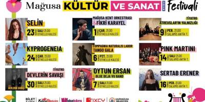 Mağusa kültür ve sanat festivali biletleri satışta