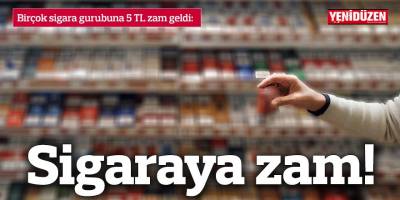 Birçok sigara gurubuna 5 TL zam geldi