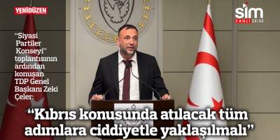 “Kıbrıs konusunda atılacak tüm adımlara ciddiyetle yaklaşılmalı”
