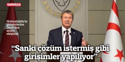 “Sanki çözüm istermiş gibi girişimler yapılıyor”