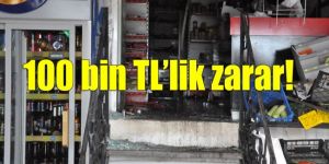 Girne’de korkutan yangın…