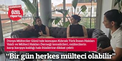 “Bir gün herkes mülteci olabilir”