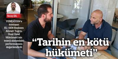 “Tarihin en kötü hükümeti”