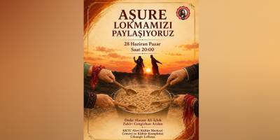 “Aşure Lokması” etkinliği Pazar günü