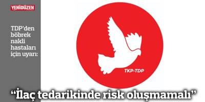 “İlaç tedarikinde risk oluşmamalı”