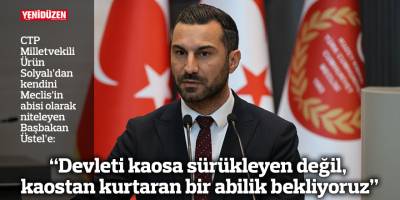 “Devleti kaosa sürükleyen değil, kaostan kurtaran bir abilik bekliyoruz”