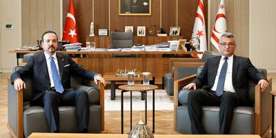 Cumhurbaşkanı Erhürman, AK Parti Genel Başkan Yardımcısı Zorlu’yu kabul etti