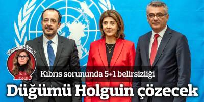 Düğümü Holguin çözecek