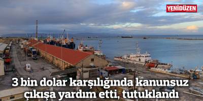 3 bin dolar karşılığında kanunsuz çıkışa yardım etti, tutuklandı