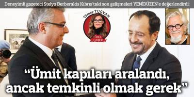 “Ümit kapıları aralandı, ancak temkinli olmak gerek”