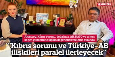 "Kıbrıs sorunu ve Türkiye-AB ilişkileri paralel ilerleyecek"