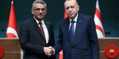 Erdoğan'dan Cumhurbaşkanı Erhürman'a geçmiş olsun telefonu