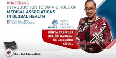 Dünya Tabipleri Birliği Başkanı Dr. Kitulu Tabipler Birliği’nin konuğu oluyor