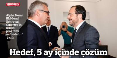 Hedef, 5 ay içinde çözüm