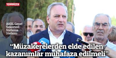 “Müzakerelerden elde edilen kazanımlar muhafaza edilmeli”