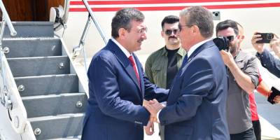Cevdet Yılmaz, adaya geldi
